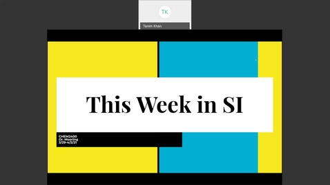 Thumbnail for CHEM 2400 Dr. Mooring Week 11 (3/29-4/2/21)