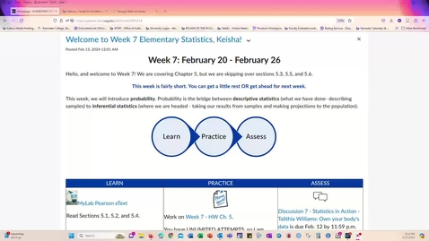 Thumbnail for entry Math 1401 - Spring 2024 - Week 7 Introduction