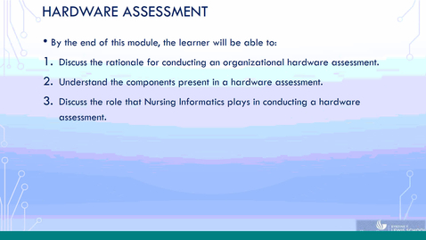 Thumbnail for Hardware Assessment