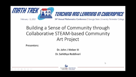 Thumbnail for entry Building a Sense of Community through Collaborative STEAM-based Community Art Projects