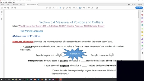Thumbnail for Video Lecture Sections 3.4 and 3.5 (Abbreviated Spring 2019)