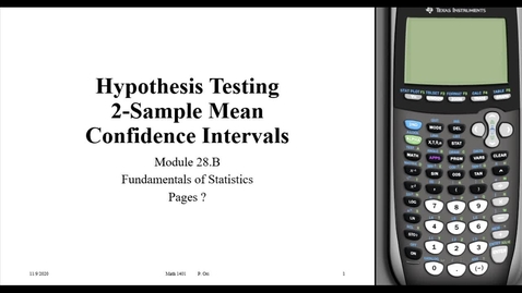 Thumbnail for 28B Mean Confidence Interval (00 19 14)