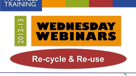 Thumbnail for entry Recycling Webinar
