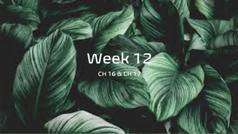 Thumbnail for Week 12 (03/29-04/04)
