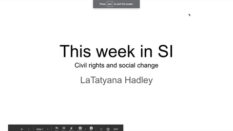 Thumbnail for entry HIST 2110 Dr. Grubbs Week 7 (23/2 - 25/2)