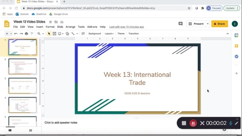 Thumbnail for ECON 2105 Week 13 (11/16 - 11/20)