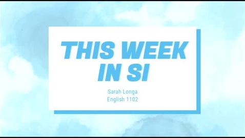 Thumbnail for This Week in SI: 6/17/2021: English 1102: Professor Brooks