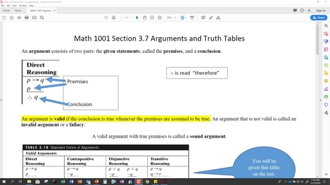 Thumbnail for Math1001 Section 3.7 Abbreviated Lecture