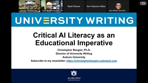 Thumbnail for AI Symposium Keynote: AI And Writing