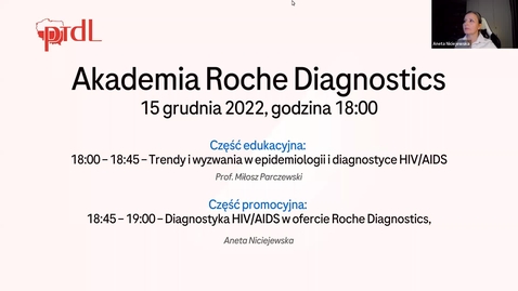 Thumbnail for entry Akademia Roche Diagnostics - 15 grudnia 2022 – 18.00