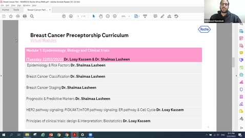 Thumbnail for entry Roche - NEMROCK Preceptorship (Breast Cancer Virtual Sessions)