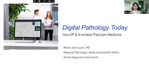 Thumbnail for entry Talk title: &quot;Digital Pathology Today: DP and AI in Precision Medicine&quot;