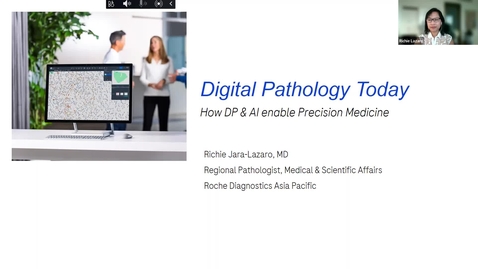 Thumbnail for Talk title: &quot;Digital Pathology Today: DP and AI in Precision Medicine&quot;