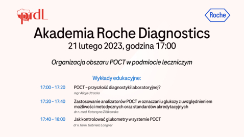 Thumbnail for Akademia Roche Diagnostics - Organizacja obszaru POCT w podmiocie leczniczym