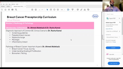Thumbnail for entry Roche - NEMROCK Preceptorship -- Radiology and Pathology