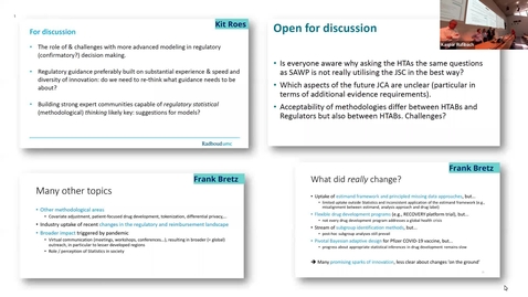 Thumbnail for 7th EFSPI Basel_Q&amp;A on Regulator on &quot;What happened in the last two years in regulatory and HTA landscape&quot;