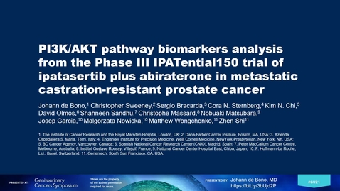 Thumbnail for entry IPATential150: PI3K/AKT biomarkers VIDEO