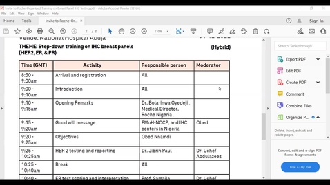 Thumbnail for Step-down Training on Breast Panel,  IHC Testing and Scoring