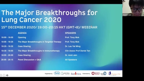 Thumbnail for entry The Major Breakthroughs in Lung Cancer 2020