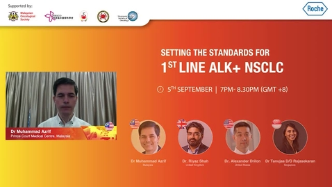 Thumbnail for entry Setting The Standards for 1st Line ALK  NSCLC Treatment