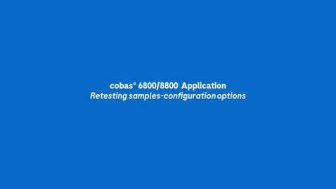 Thumbnail for Retesting samples configuration options