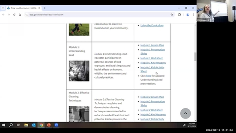 Thumbnail for Tribal Lead Curriculum Train the Trainer (Part 2)