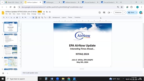 Thumbnail for EPA AirNow Program Update: Interesting Times Ahead