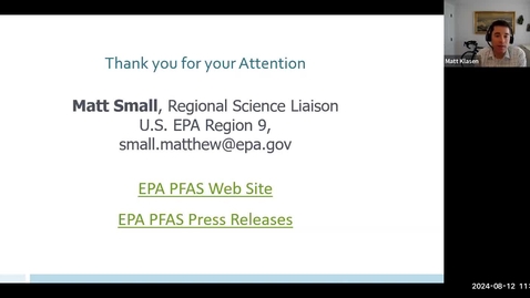 Thumbnail for PFAS 101 Workshop  (Part 3)