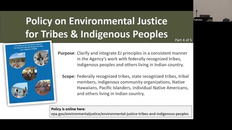 Thumbnail for entry Advancing Environmental Justice and Equity in Indian Country through EPA Direct Implementation