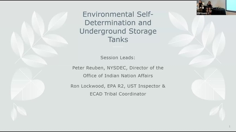 Thumbnail for entry Environmental Self-Determination and Underground Storage Tanks