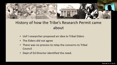 Thumbnail for Navigating the Tribal Research Process - a Success Story with Coeur d'Alene Tribe and EPA Region 10