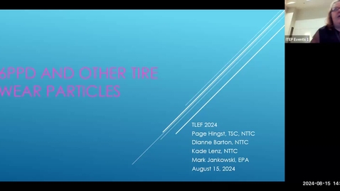 Thumbnail for 6 PPD &amp; Other Tire Wear Particles Information Session