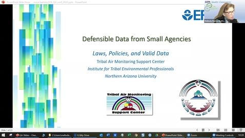 Thumbnail for entry Defensible Data from Small Agencies: Principles