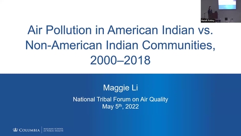 Thumbnail for Air Pollution in American Indian Versus Non–American Indian Communities,  2000–2018
