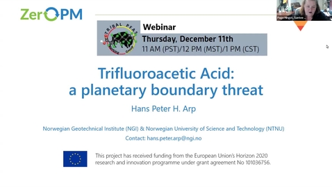 Thumbnail for Tribal PFAS Working Group Winter Webinar 2025