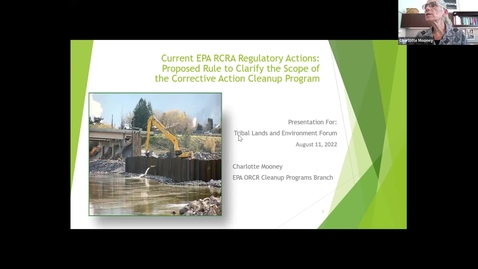 Thumbnail for EPA/ORCR Regulatory Activities for PFAS AND Listening Session with the Tribal PFAS Workgroup