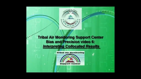 Thumbnail for entry Bias and Precision Video 6 Interpreting Collocated