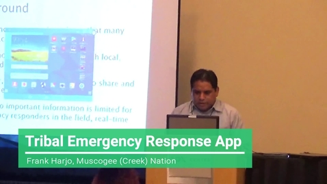 Thumbnail for entry Tribal Emergency Response App