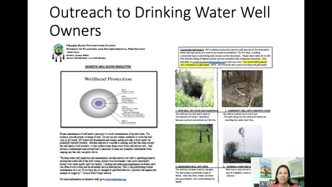 Thumbnail for Environmental Justice &amp; Source Water Protection on the Prairie Band Potawatomi Reservation