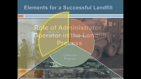 Thumbnail for entry Landfill Administrator and Operator Roles