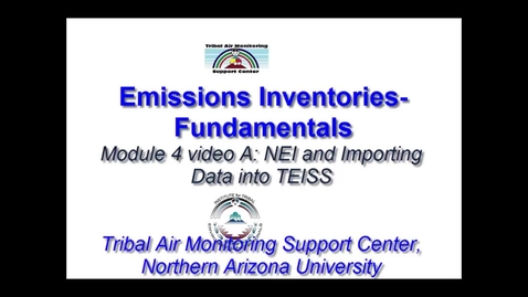 Thumbnail for entry EI-Fundamentals-4A_ NEI and Importing Data Into TE