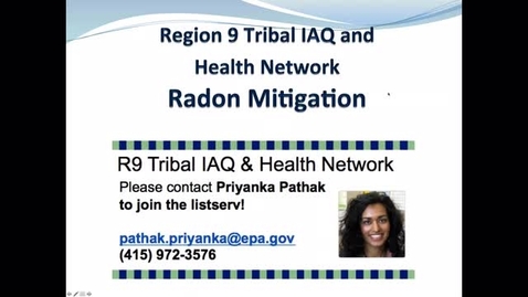 Thumbnail for IAQ R9 Series - Radon Mitigation in Tribal Communities
