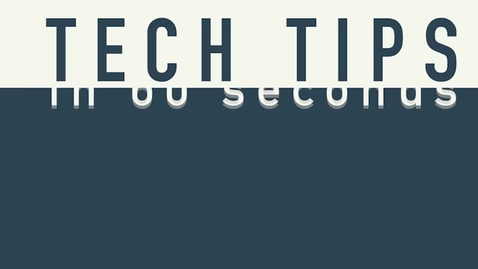 Thumbnail for Tech Tip - Embedding a Video in PowerPoint on Mac