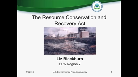 Thumbnail for RCRA Overview