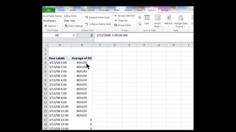 Thumbnail for 11 pivot table suppressing errors