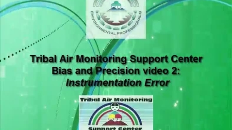 Thumbnail for entry Bias and Precision Video 2_ Instrumentation Error