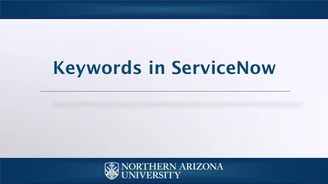 Thumbnail for entry Keywords