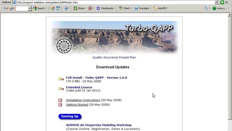 Thumbnail for entry Turbo QAPP Getting Started   Intro