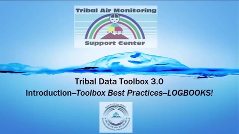 Thumbnail for Tribal Data Toolbox 3.0 - 1D_ Introduction - Logbo