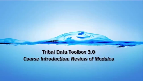 Thumbnail for Tribal Data Toolbox 3.0 - 1B_ Course Modules